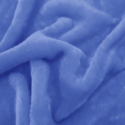 Fausse fourrure bleu au rouleau