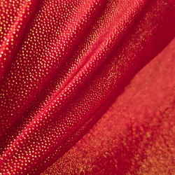 I ❤️ TECIDOS | Veludo glitter vermelho