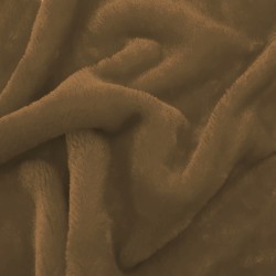 Fausse fourrure marron au rouleau