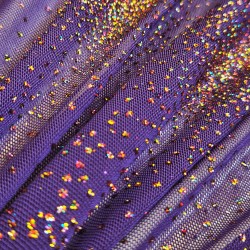 Tule lycra lantejoulas ✨ multico ciruela | ♥