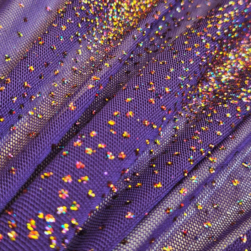 Tule lycra lantejoulas ✨ multico ciruela | ♥