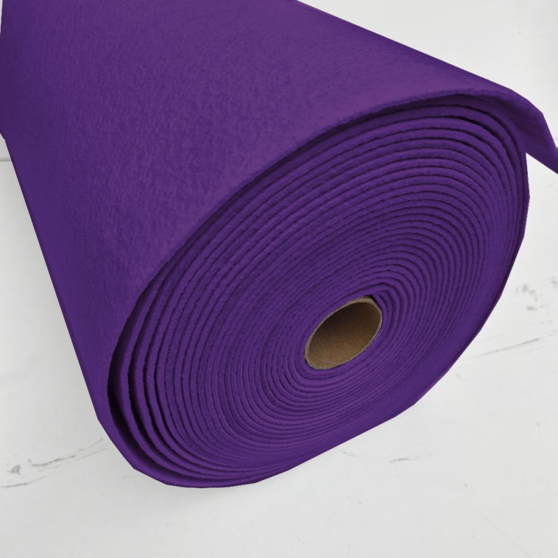 Rolo 10 mts feltro 3 mm ♥ roxo