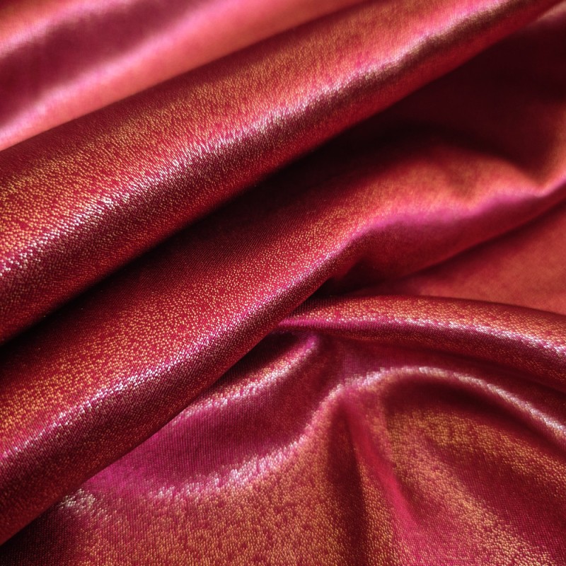 Cetim lantejoulas ✨ bordeaux ouro