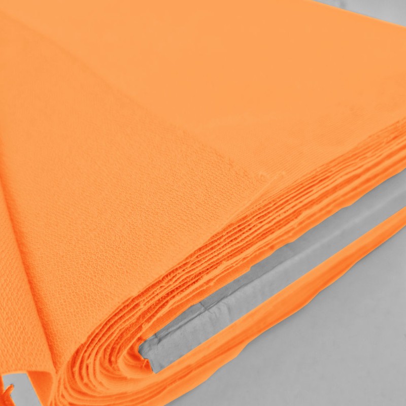 ♥♥ French TERRY a rolo 5 mts | laranja