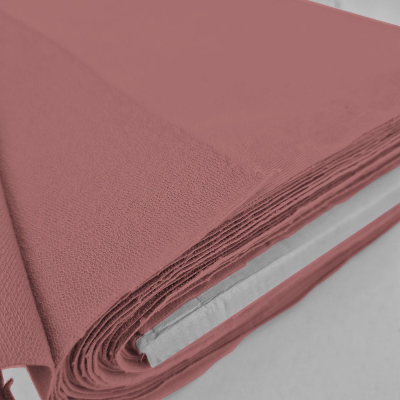 ♥♥ French TERRY a rolo 5 mts | rosa antic