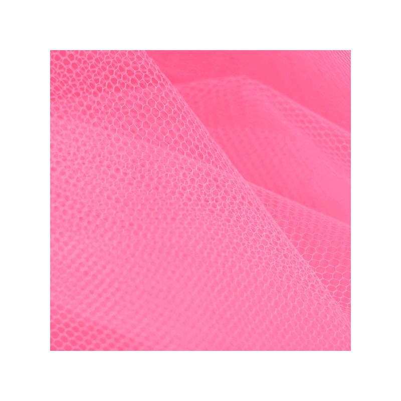 Tulle rose fucshia au rouleau