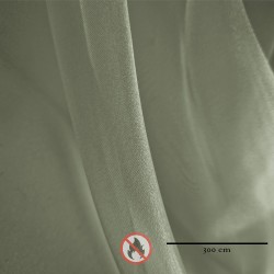 Organza ignífuga de largura dupla prata