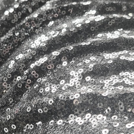 Lycra lantejoulas metálicas
