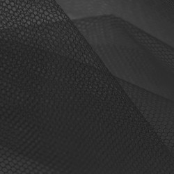 Tulle noir au mètre au rouleau