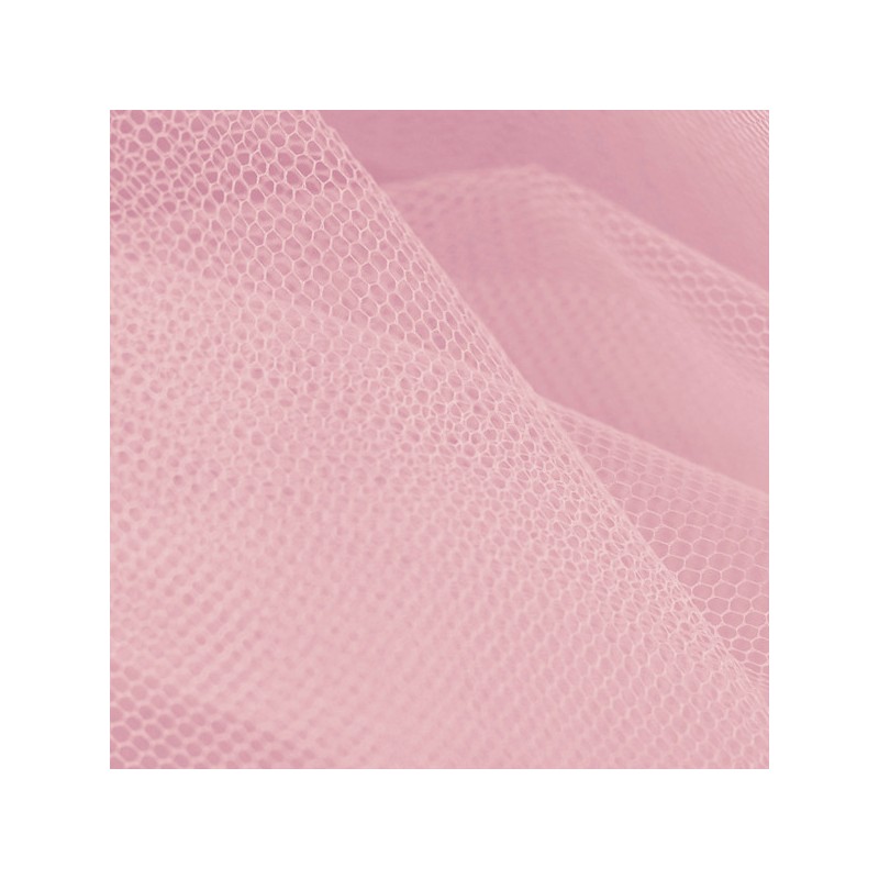 Tulle rose au mètre au rouleau