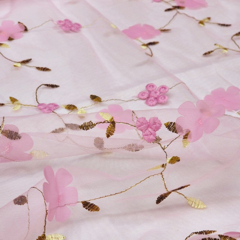 Tule Bordado Floral