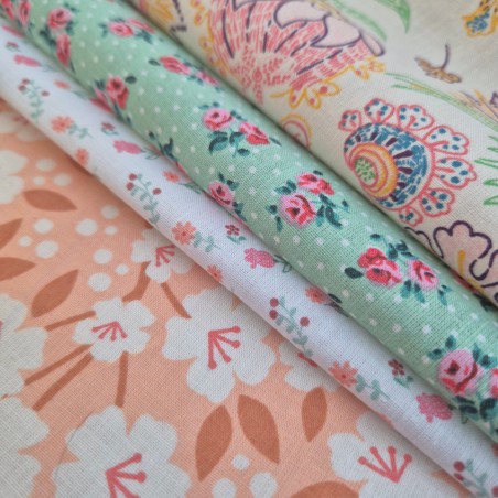 ► ALGODÃO FLORAL | ❤| tecidos estampados