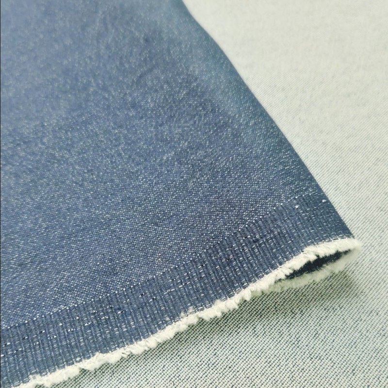 Tecido jeans Chevron a metro