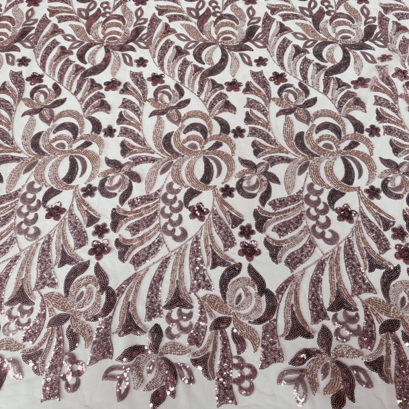 【  Tule bordado floral por metro | princesas, comunhões, eventos 】
