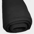 Tecido punho de manga tubular ao metro preto