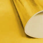 Espuma foam lamé 150cm ouro
