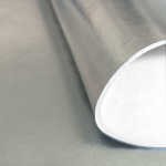 Espuma foam lamé 150cm prata