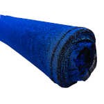 Rolho 25m Véu de lurex azul real i love tecidos