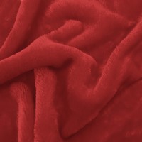Fausse fourrure rouge au rouleau