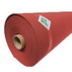 Rolho 25m Tela externa toldo de grande largura vermelho