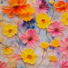 Flores al oleo