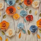 Flores de papel