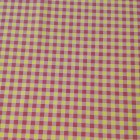 Algodón estampado Vichy Rosa/Amarillo Fluor