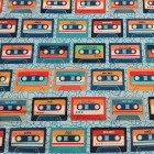 Algodão estampado Cassette