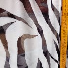 Tul lycra estampado zebra, por metro