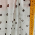 Tul lycra estampado lunares 10mm, por metro