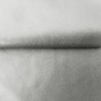 Simili cuir élastique argent au mètre
